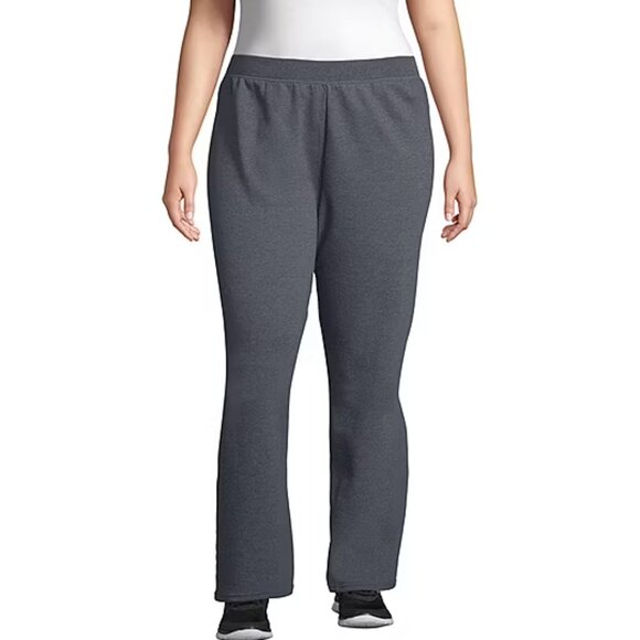 JMS by Hanes Womens High Rise Sweatpant Plus - Slate Sz 3X 925267 - Picture 1 of 2